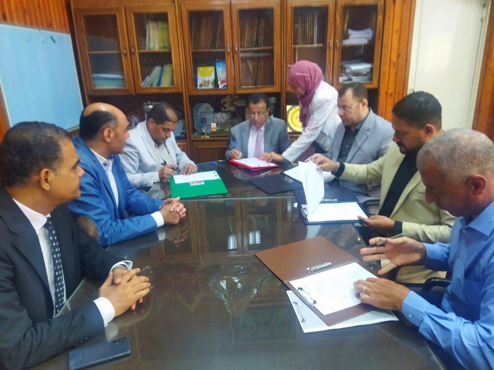 جامعة المنوفية وشركة مياه المنوفية يوقعان بروتوكولًا لدعم البحث العلمي وخدمة المجتمع