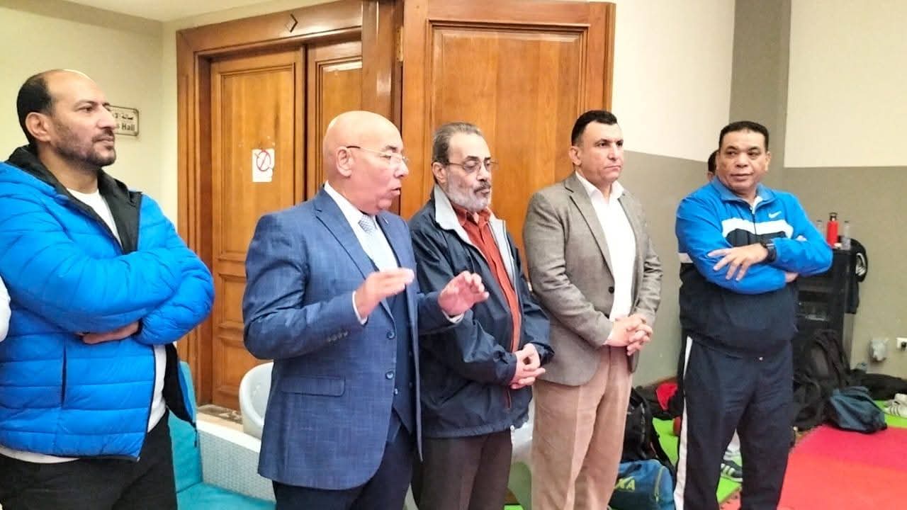 الدهراوى يشعل حماس الأبطال.. جولة تفقدية فى معسكر منتخب الكاراتيه قبل مونديال القاهرة 2025