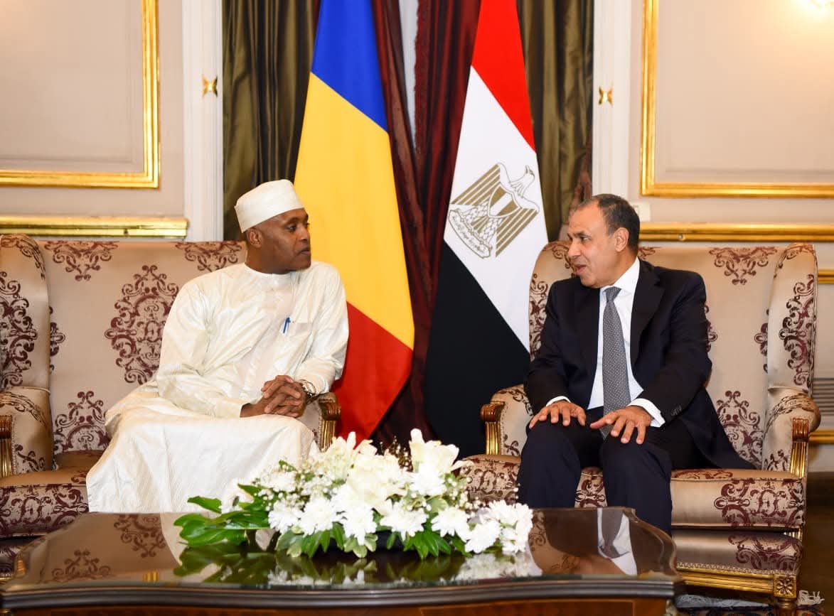 وزير الخارجية يستقبل نظيره التشادي لبحث سبل تعزيز العلاقات الثنائية