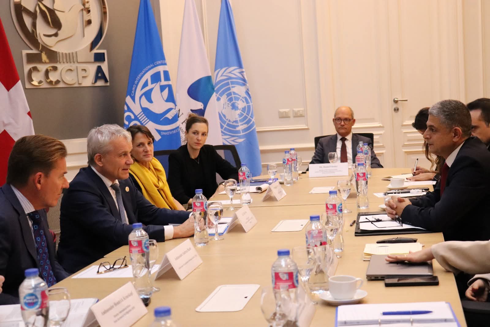 زيارة وزير العدل والشرطة السويسري إلى مركز القاهرة الدولي لتسوية النزاعات