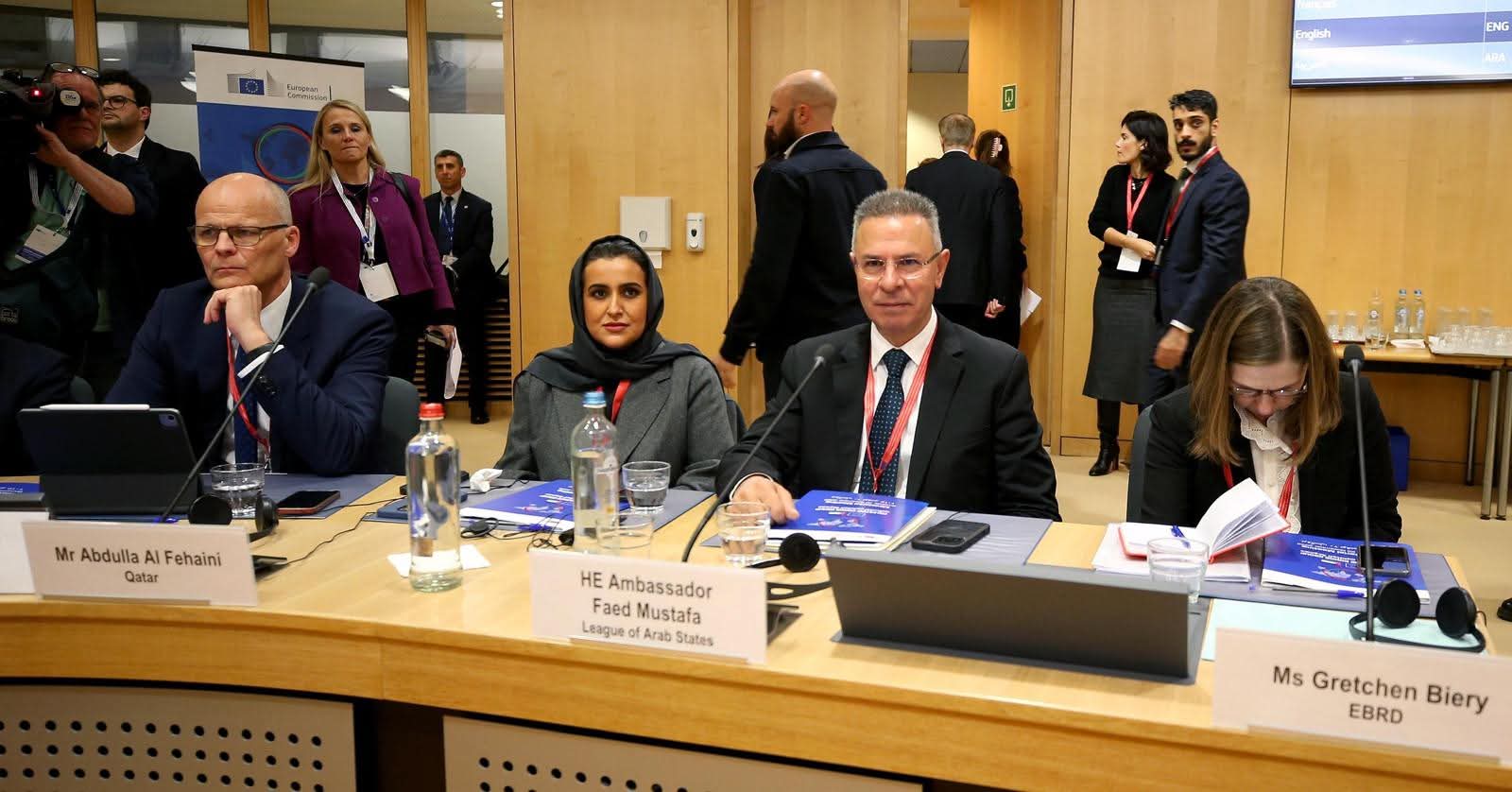 الأمانة العامه لجامعة الدول العربيه تشارك في الاجتماع على المستوى الوزاري لمجموعة المانحين لفلسطين