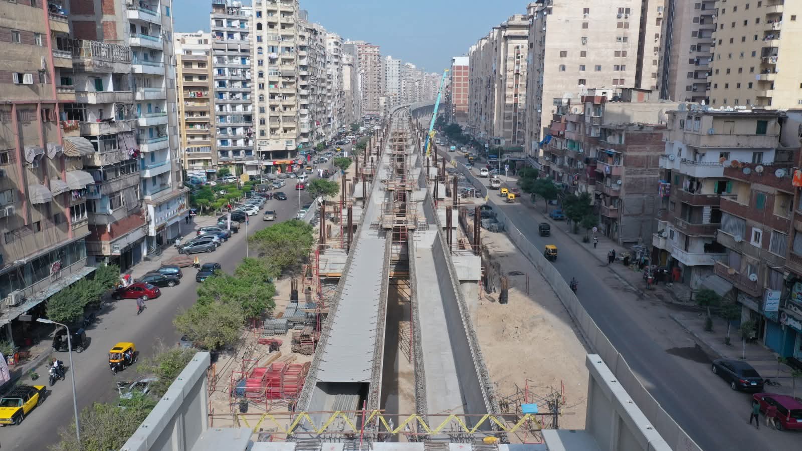 النقل: تقدم أعمال تنفيذ مشروع المرحلة الأولى من مترو الإسكندرية