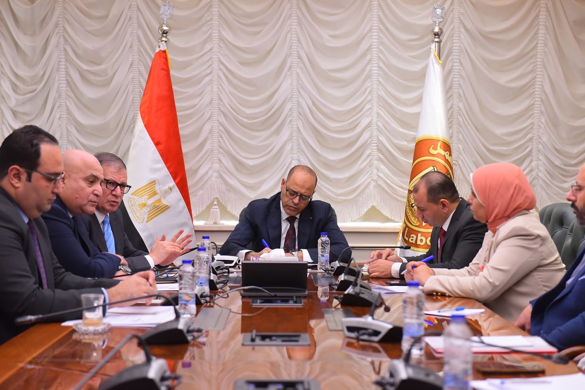 جبران: الاتفاق على الإسراع في تنفيذ منظومة الربط الإلكتروني بين الجهتين