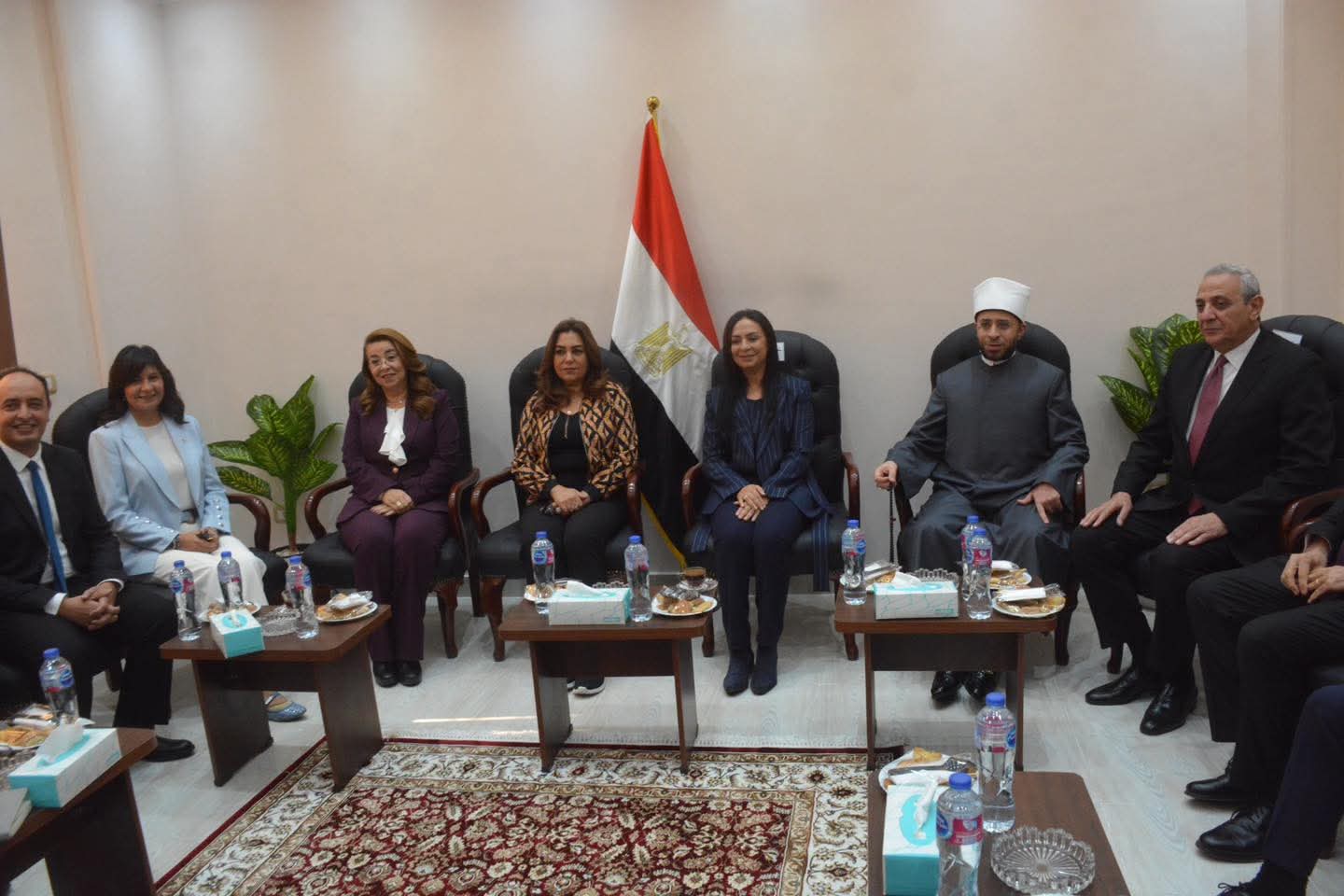 محافظ الغربية يستقبل وزيرة التنمية ووزيرة التضامن والأوقاف وغادة والي لافتتاح أول مركز من نوعه في الدلتا