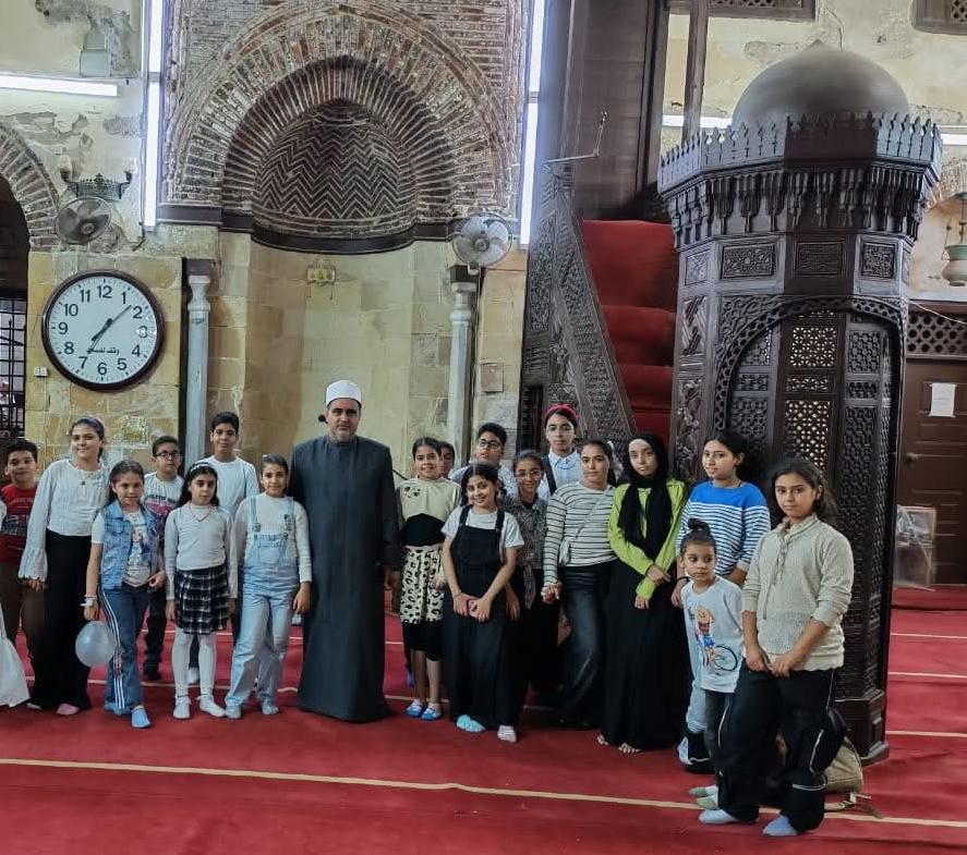 أوقاف دمياط تنظّم جولات ميدانية لأطفال البرنامج التثقيفي للتعرف على المعالم الأثرية