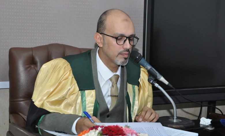 محمد الصباغ يحصل علي دكتوراة الفلسفة في إدارة الأعمال(Ph.D) عن ظاهرة التسمم التنظيمي