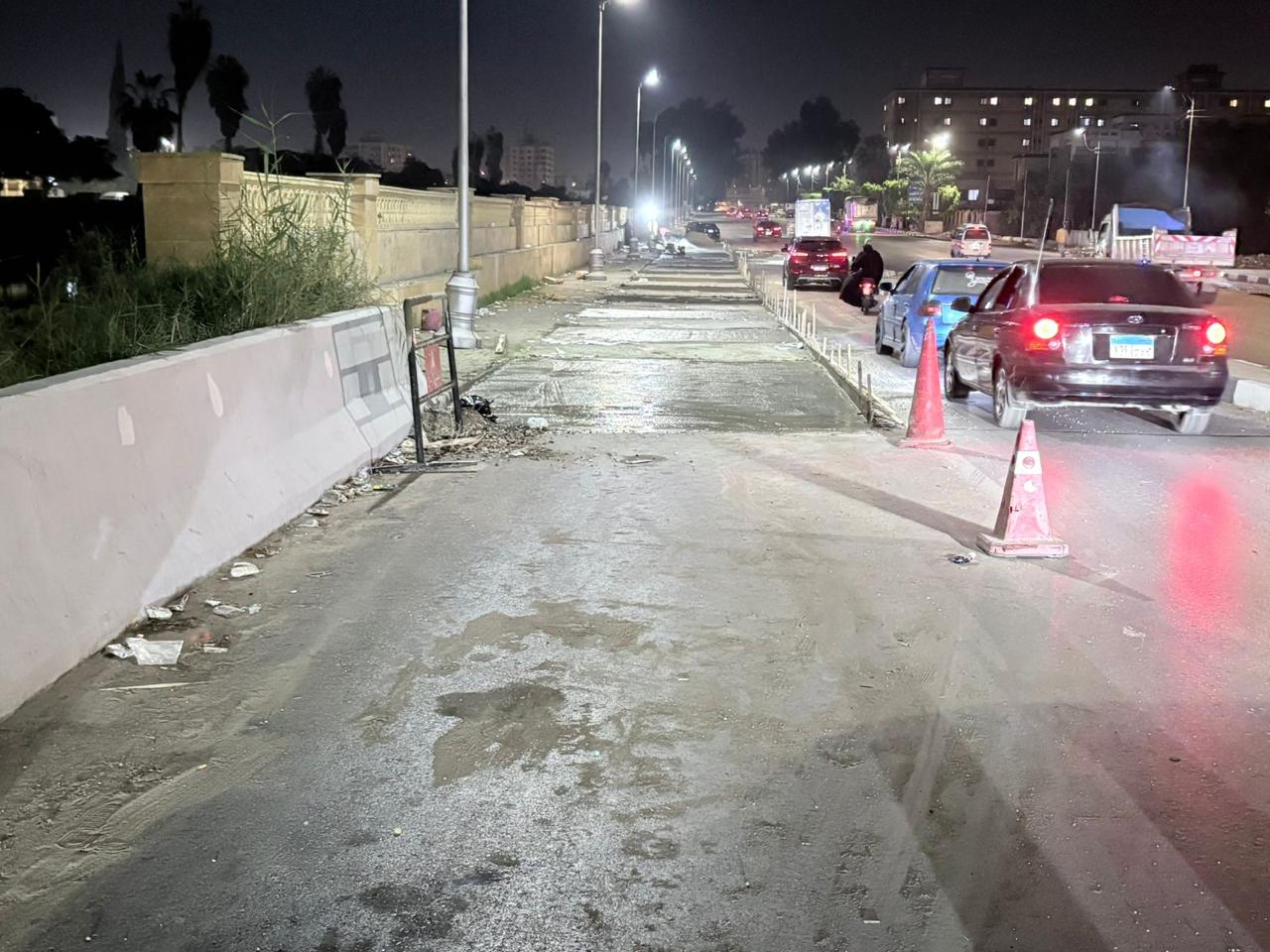 الانتهاء من إصلاح الطريق ومنزل الكوبري بالإسماعيلية.. الإثنين المقبل