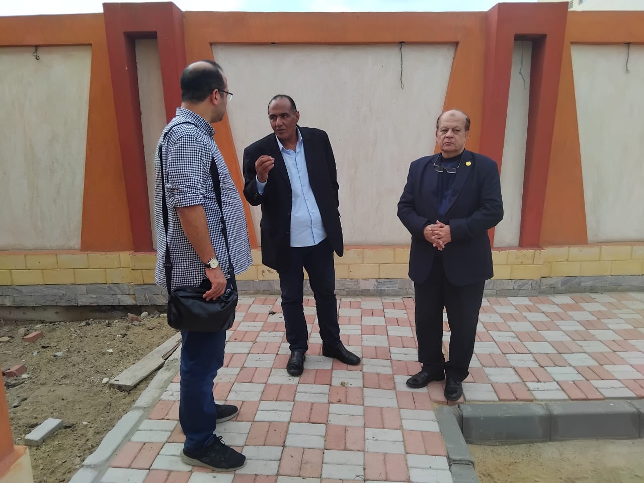 وفد من النقابة العامة يزور نادي الأطباء ببورسعيد لمتابعة أعمال التطوير الجارية