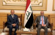 السفير العراقي يستقبل رئيس جامعة المنصورة في القاهرة