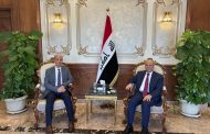 السفير العراقي يلتقي رئيس جامعة بني سويف في القاهرة