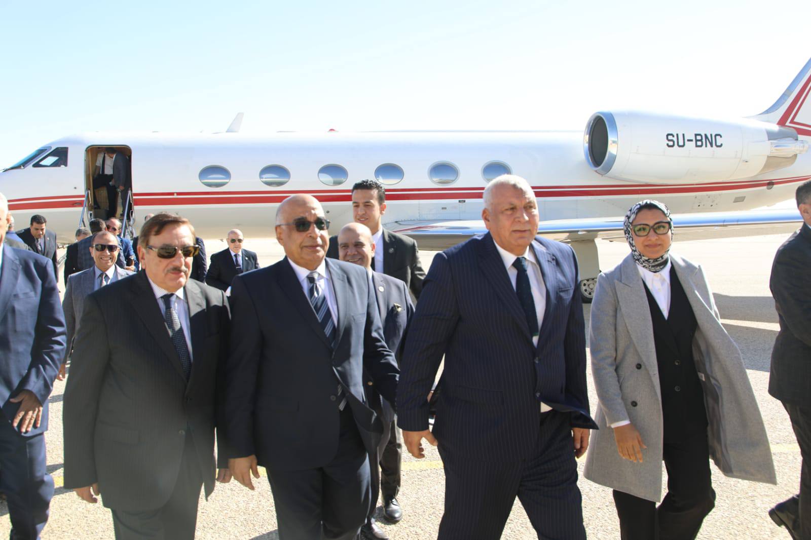 محافظ الوادي الجديد يستقبل وزير العدل لتفقد وافتتاح عدد من المشروعات
