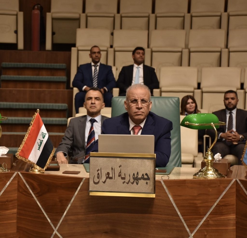 السفير العراقي يشارك في لقاء رئيس وزراء لبنان مع المندوبين على هامش زيارته للجامعة العربية