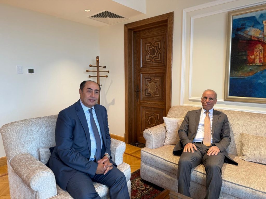 السفير العراقي يلتقي الأمين العام المساعد رئيس مكتب الأمين العام لجامعة الدول العربية