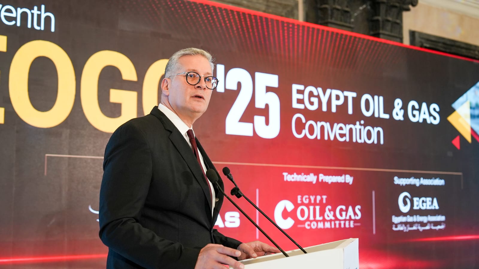 بدوي خلال مؤتمر التعاون لتعزيز فرص الاستكشاف والإنتاج البترولى