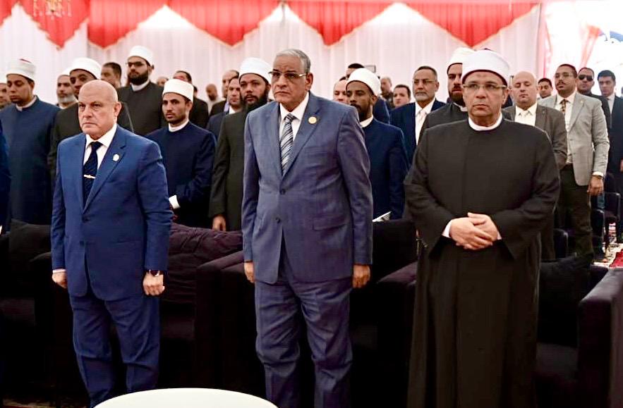 البيومى يشارك في وضع حجر أساس مسجد نادي قضاة جنوب سيناء بالتجمع
