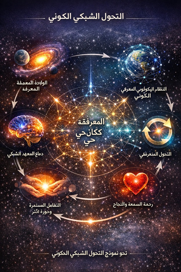 إيهاب زايد يكتب .. المعرفة ككائن حي: نحو نموذج التحول الشبكي الكوني