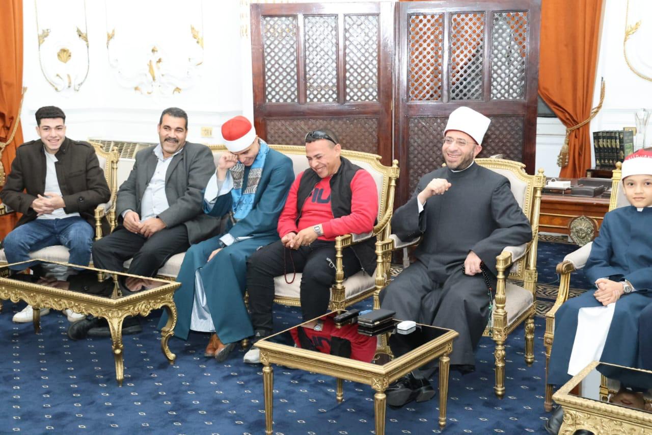 نجوم حلقة الجمعة من دولة التلاوة في ضيافة وزير الأوقاف