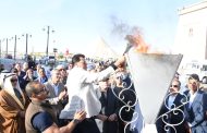 صبحى ومستشار رئيس الجمهورية ومحافظي الوادي الجديد والشرقية يطلقون شعلة النسخة السادسة من اولمبياد المحافظات الحدودية
