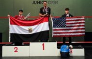 صبحى يهنئ أبطال إنجلترا المفتوحة للإسكواش للناشئين والناشئات 2026