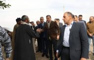وزير الزراعة ومحافظ الفيوم يتفقدان زراعات القمح بمركز إطسا