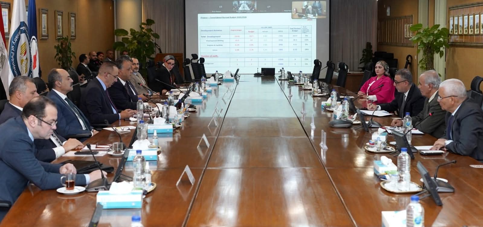 مناقشة خطط موازنات بتروسيلة والواحة للعام المالى الحالى والقادم وخطة الخمس سنوات