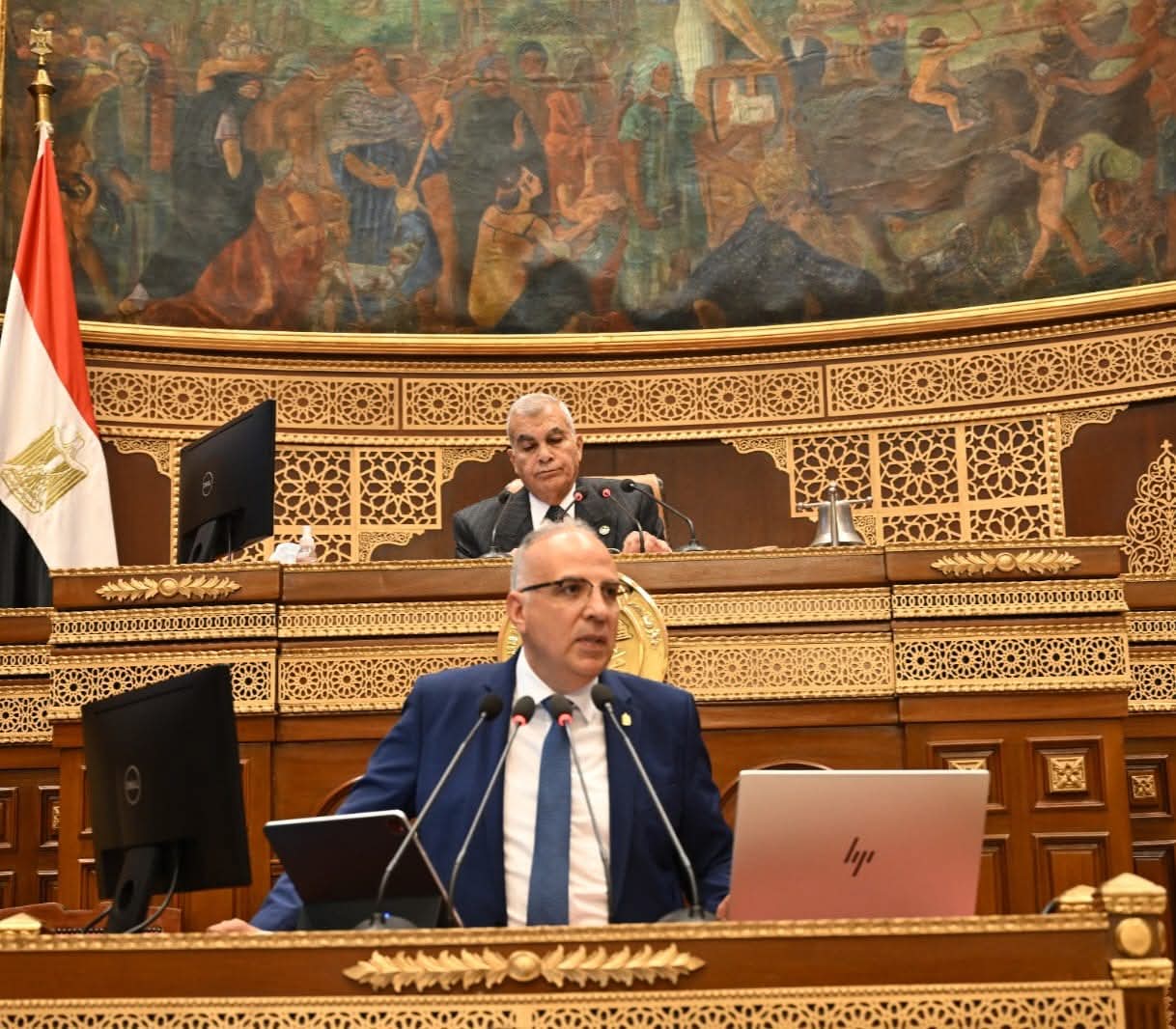 الشيوخ.. يحيل طلبي مناقشة عامة حول التكيف مع تداعيات التغيرات المناخية وانتشار ورد النيل إلى لجنة الزراعة