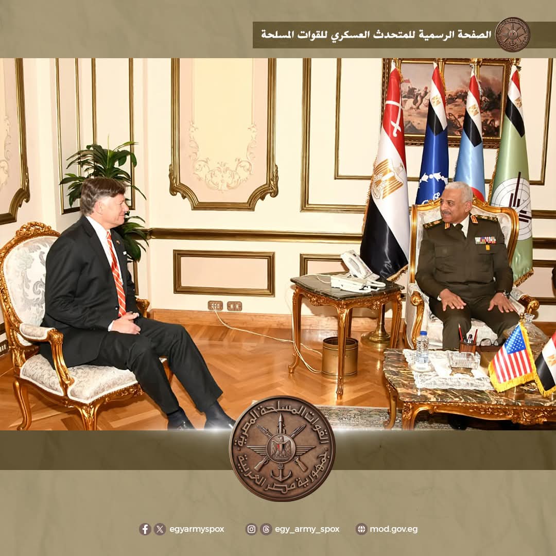 وزير الدفاع يلتقى نائب وزير الخارجية الأمريكى