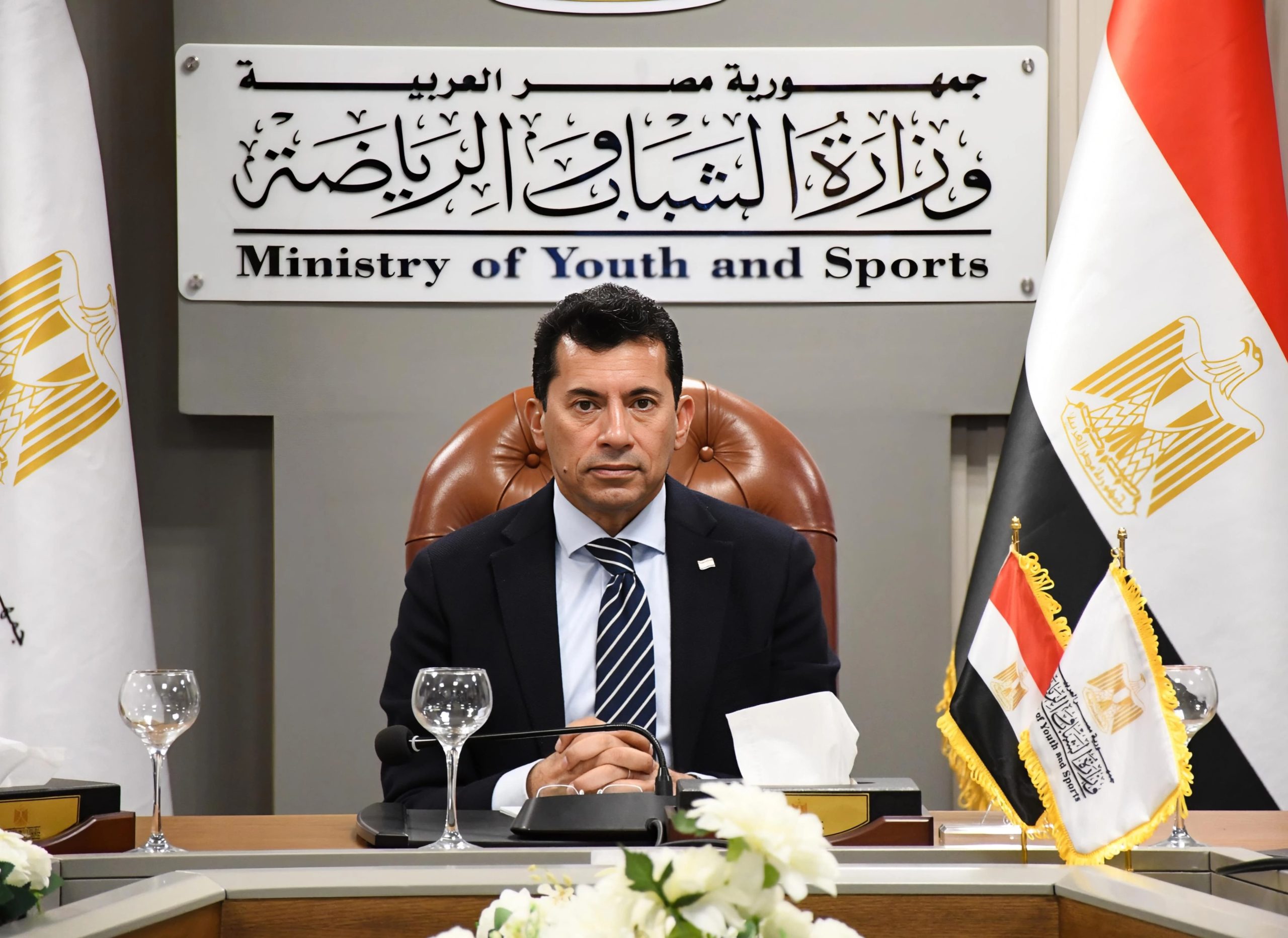 صبحي يؤكد على توسيع المنظومة الإلكترونية الشاملة لتشمل جميع البرامج والأنشطة