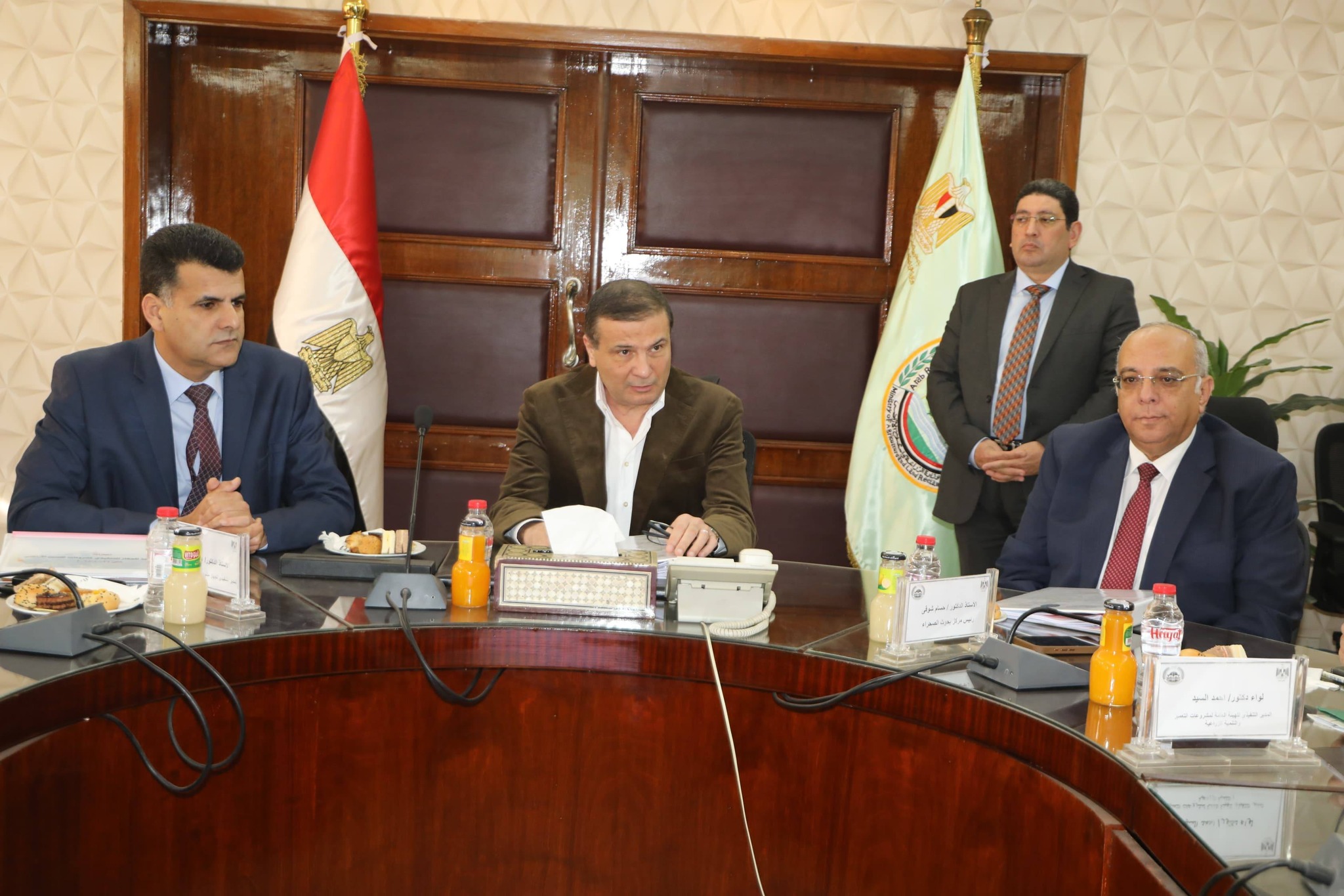 وزير الزراعة يترأس اجتماع مجلس إدارة 