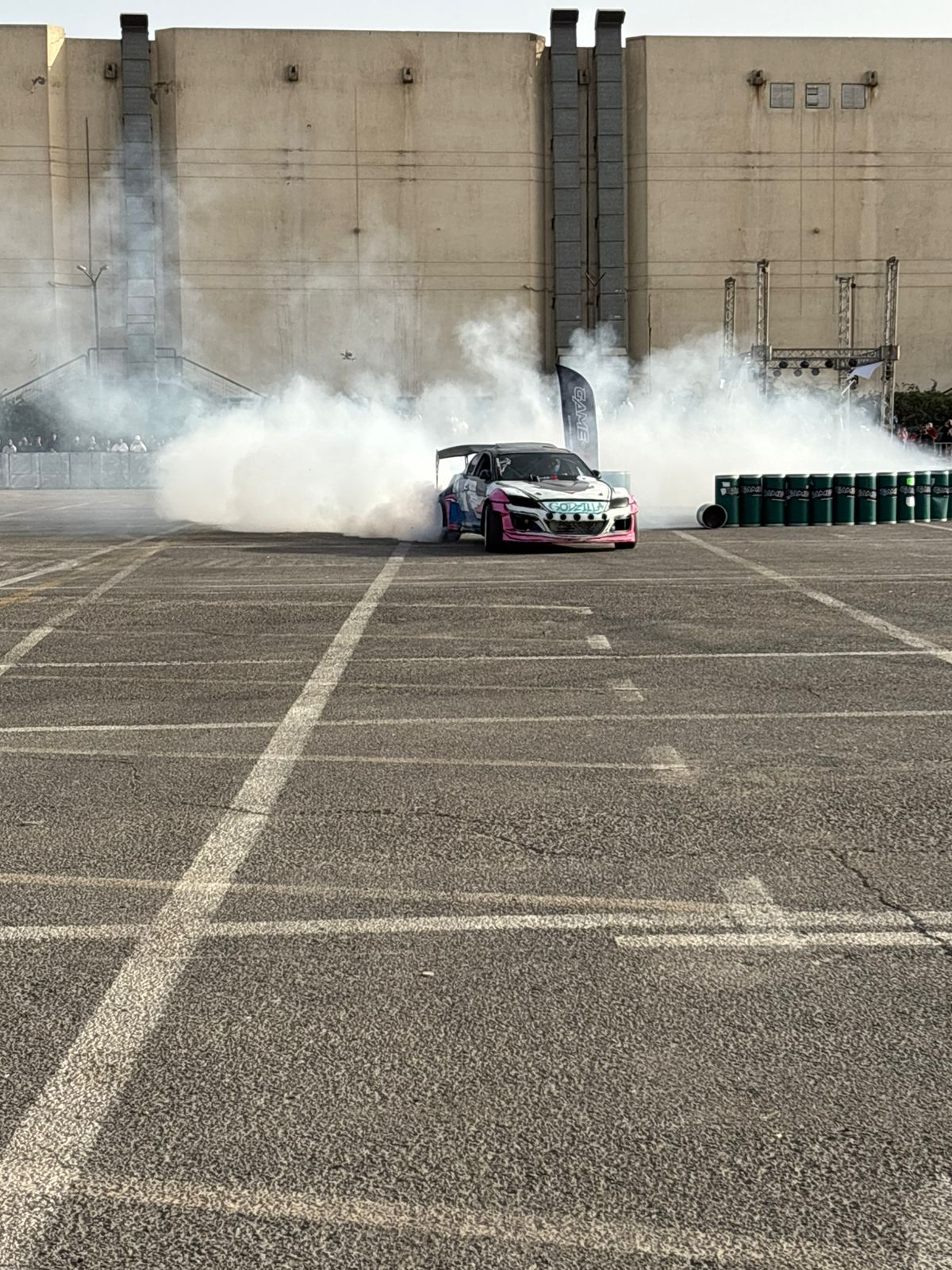 صبحى يشهد النسخة الثانية من البطولة الدولية Game X لسباقات السيارات (Car Park & Drift)