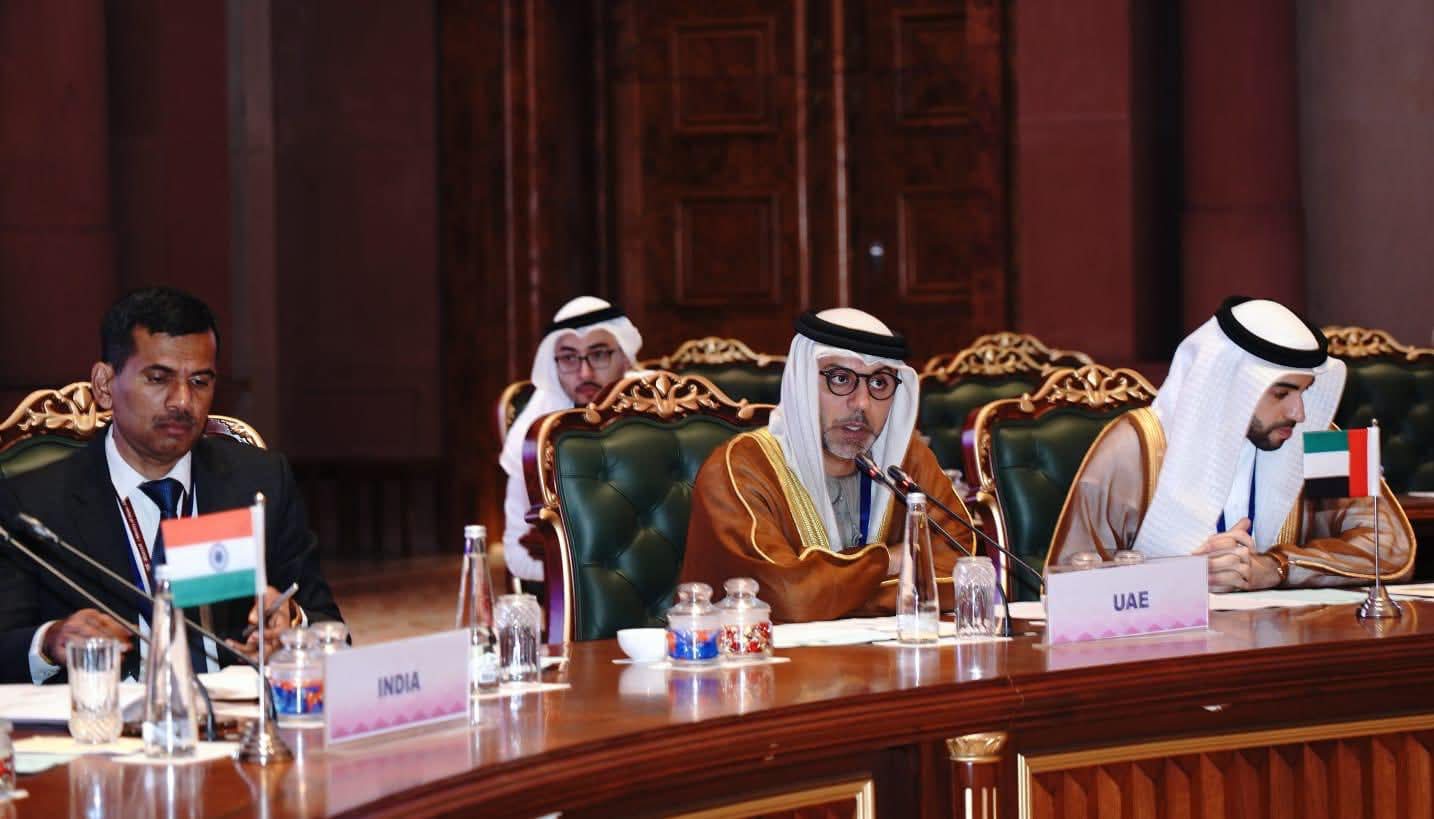 سفير الإمارات بالقاهرة يحضر اجتماع كبار المسئولين لمنتدى التعاون العربي - الهندي