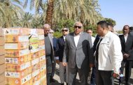الزملوط يتابع تجهيزات قافلة التمور الثانية لصالح الأشقاء بقطاع غزة