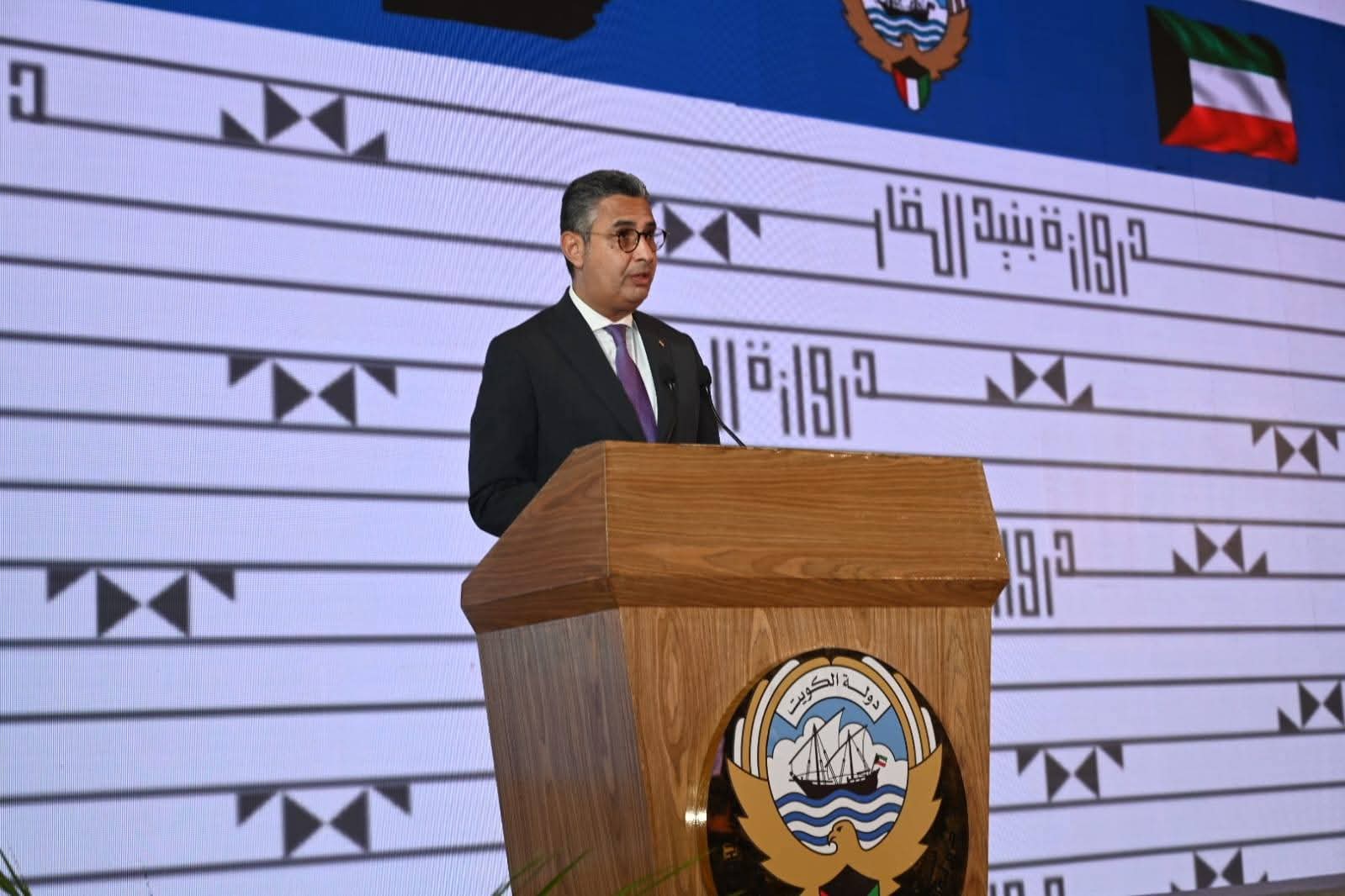 وزير التموين يشارك في احتفال سفارة الكويت بالعيد الوطني وعيد التحرير