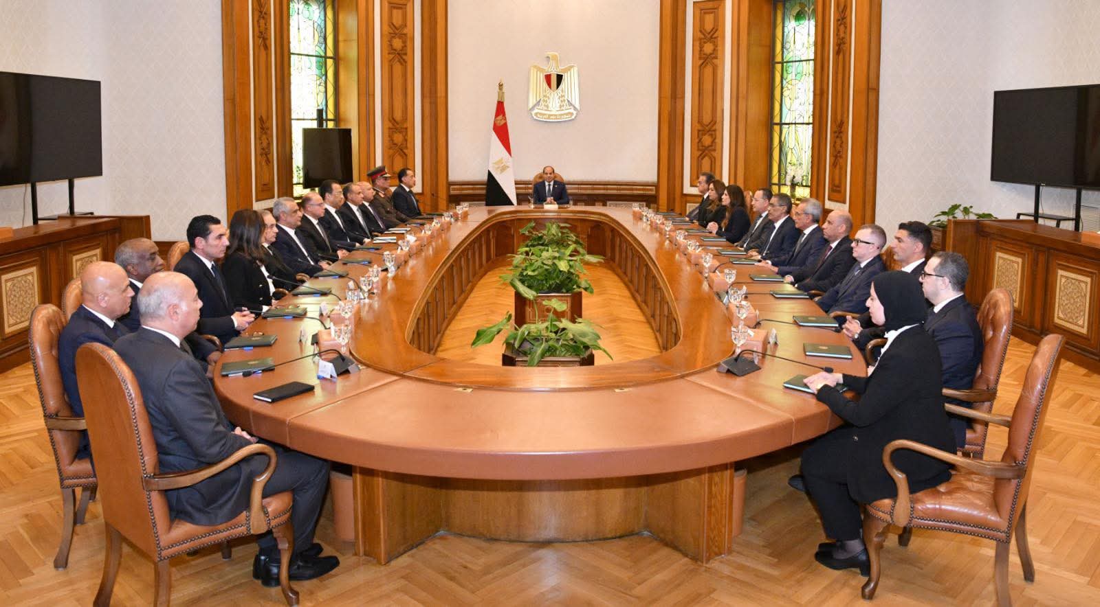 الرئيس السيسى يشهد أداء الوزراء الجدد اليمين الدستورية