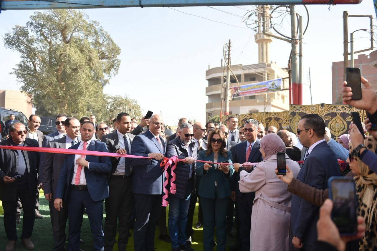 وزيرا التنمية المحلية والبيئة والتموين ومحافظ القليوبية يفتتحون مجزر كفر شكر النصف آلي المطوّر