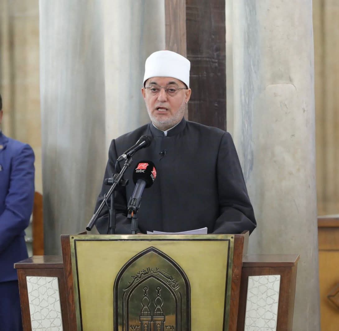 مفتي الجمهورية: الأزهر يمثل ذاكرة الأمة العلمية وضميرها الديني الحي