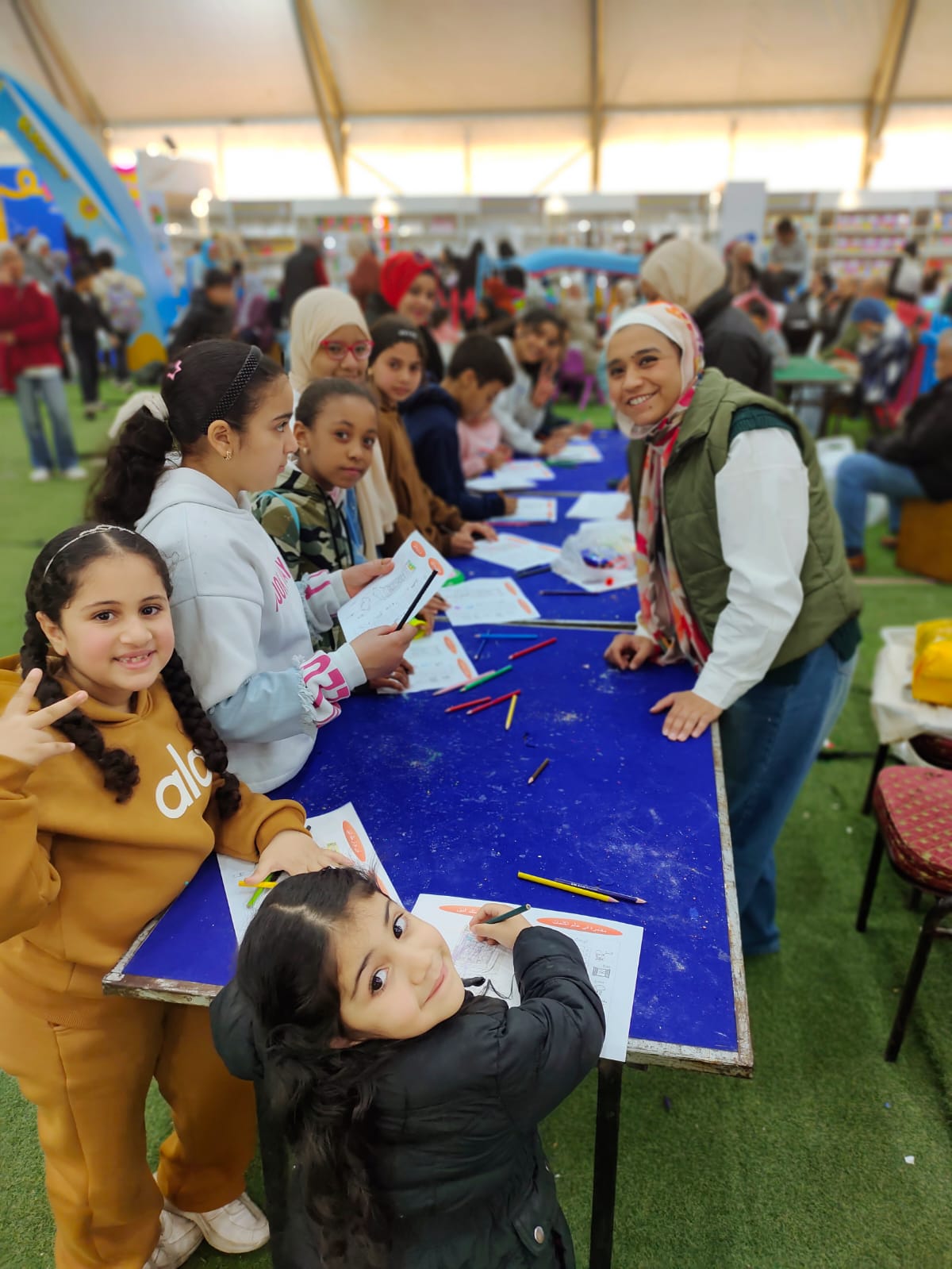 متحف الطفل ومكتبتا مصر الجديدة والمستقبل يشاركان بوررشتى ديكوباج والاثاث فى مصر القديمة