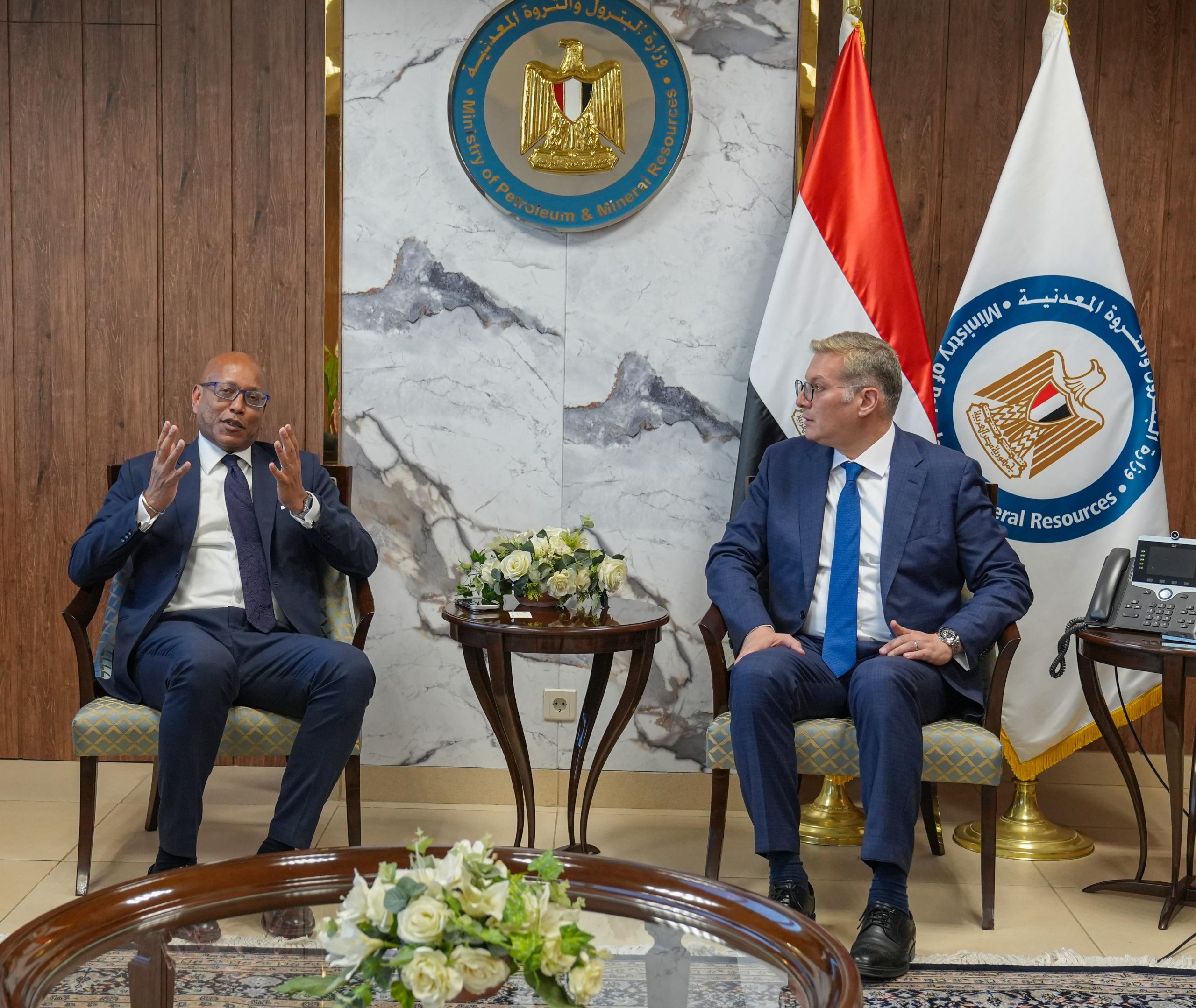 بدوى يستقبل نائب رئيس مؤسسة التمويل الدولية