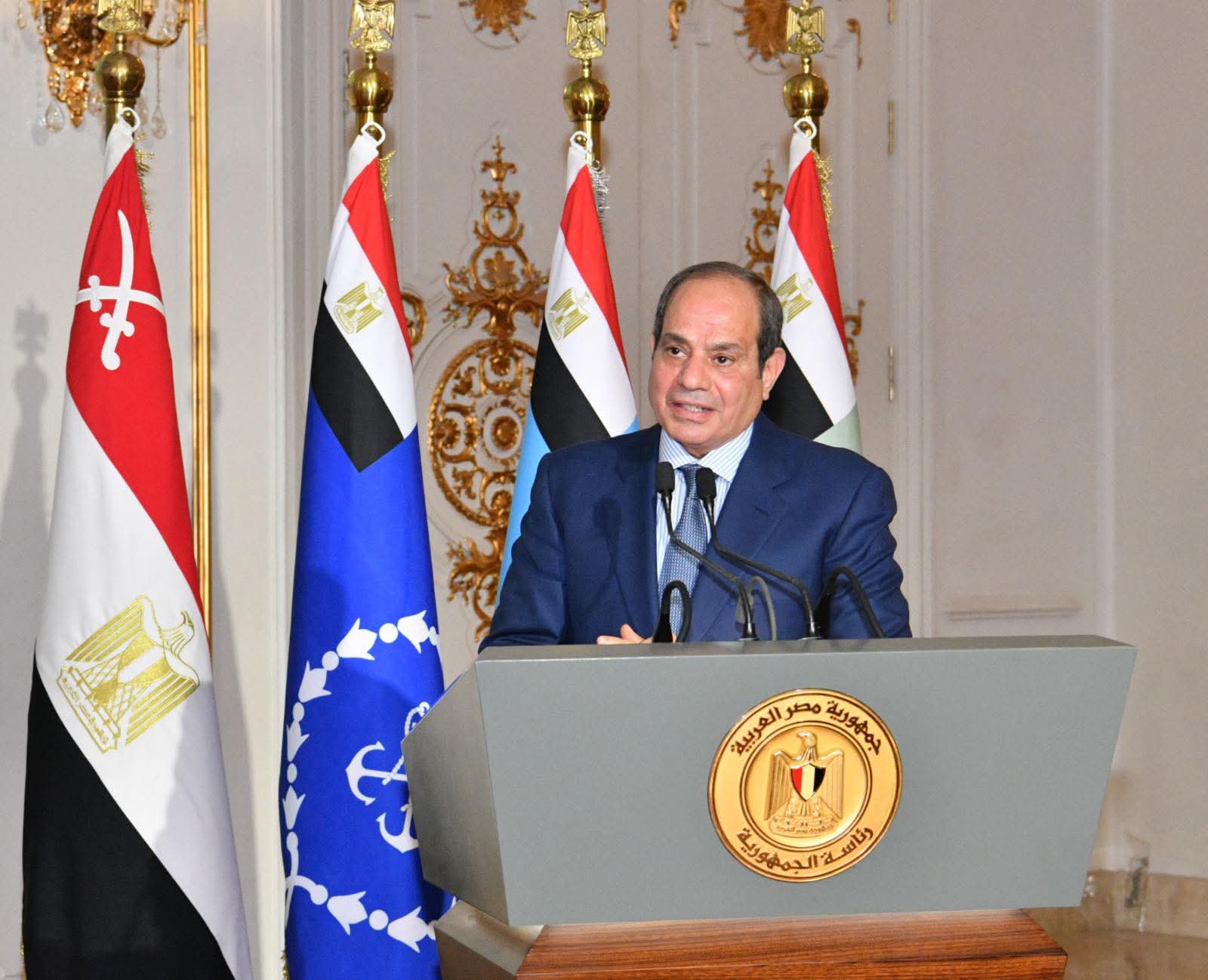 الرئيس السيسى : المهم أن تكون الدولة والشعب واحد