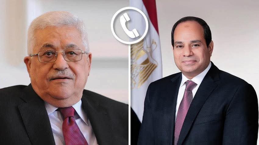 الرئيس السيسى يبحث ضرورة وقف التصعيد الحالي وأولوية الحل السلمي مع ابو مازن