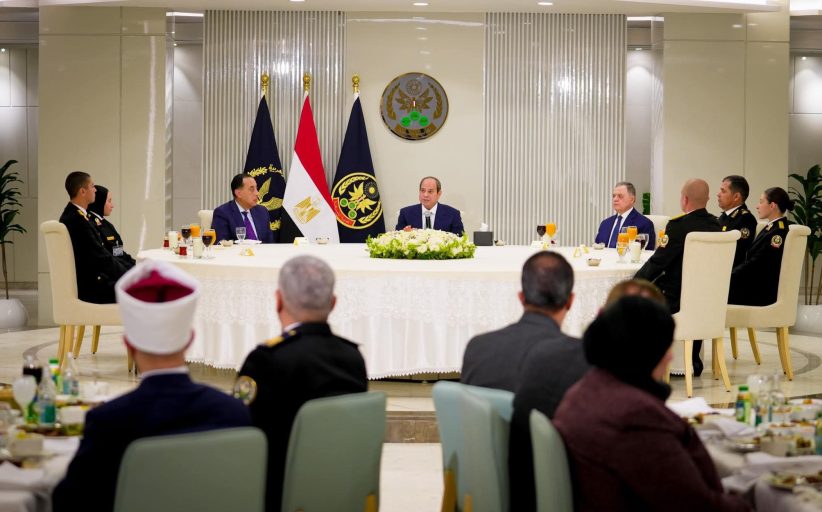 الرئيس السيسي يشارك في حفل الإفطار أكاديمية الشرطة