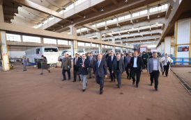 وزير النقل يتفقد المركز الفني للصيانة والإصلاح بميت حبيش بطنطا