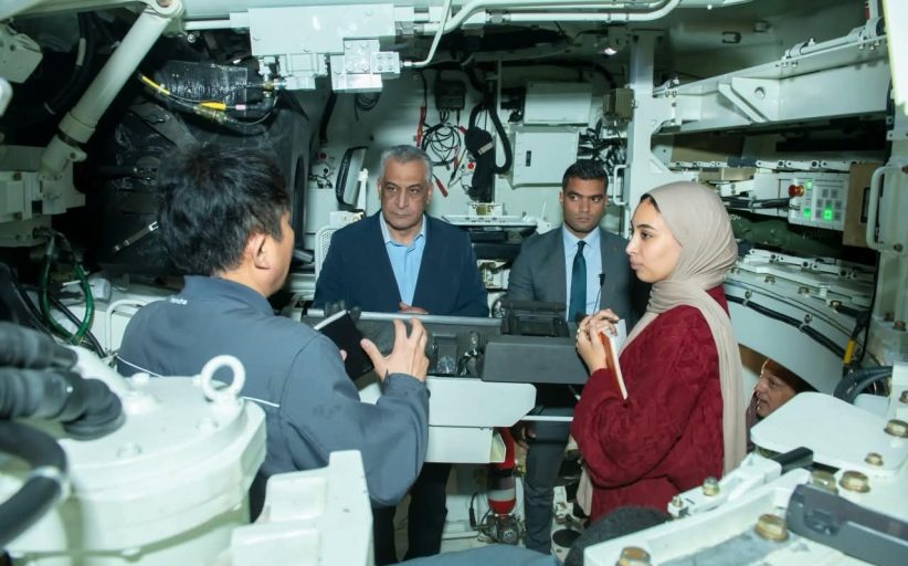 جمبلات يتابع إنتاج منظومة الهاوتزر K9A1EGY