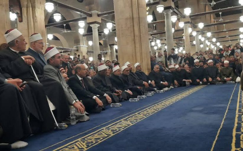 انطلاق احتفالية الجامع الأزهر بليلة القدر بحضور وكيل الأزهر ورئيس الجامعة