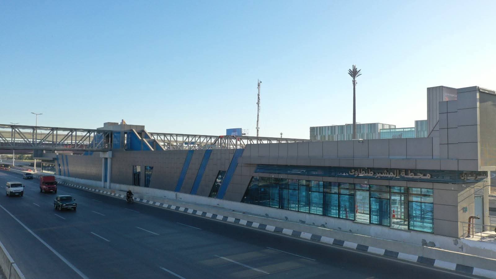 النقل تعلن دخول محطة المشير طنطاوي بمشروع الاتوبيس الترددي BRT الخدمة امام الجمهور اليوم