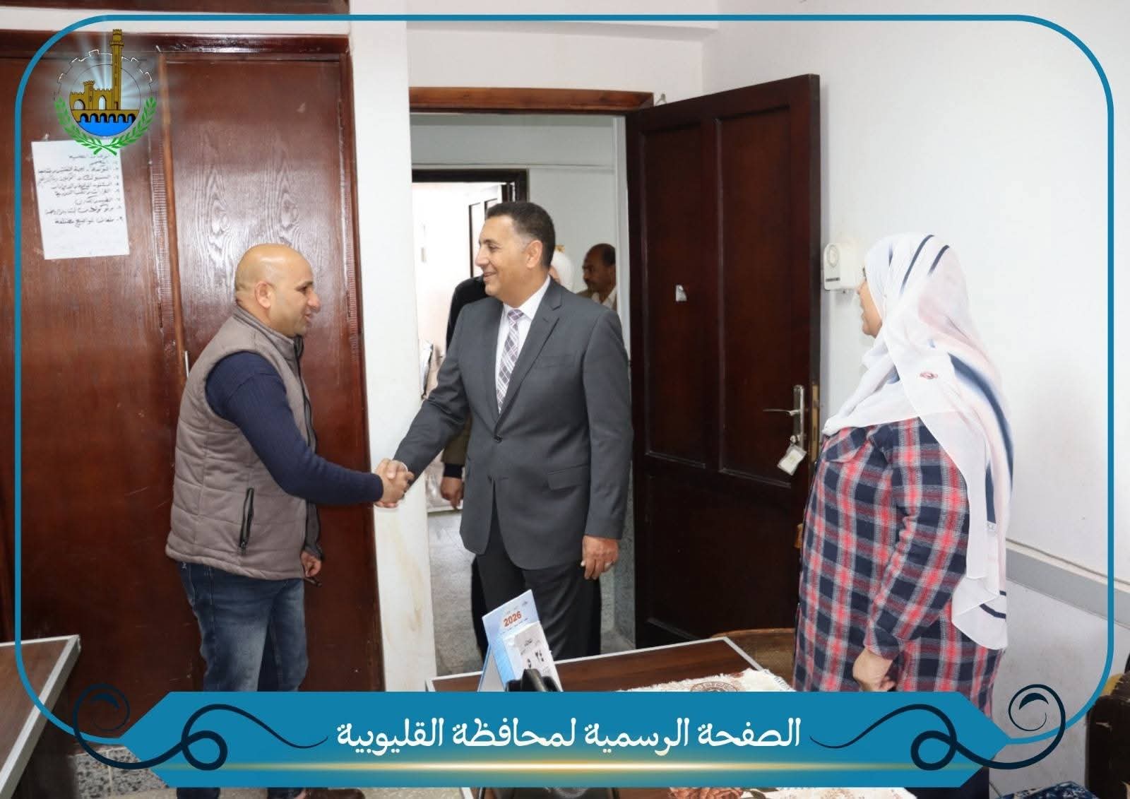 محافظ القليوبية يهنئ العاملين بعيد الفطر المبارك