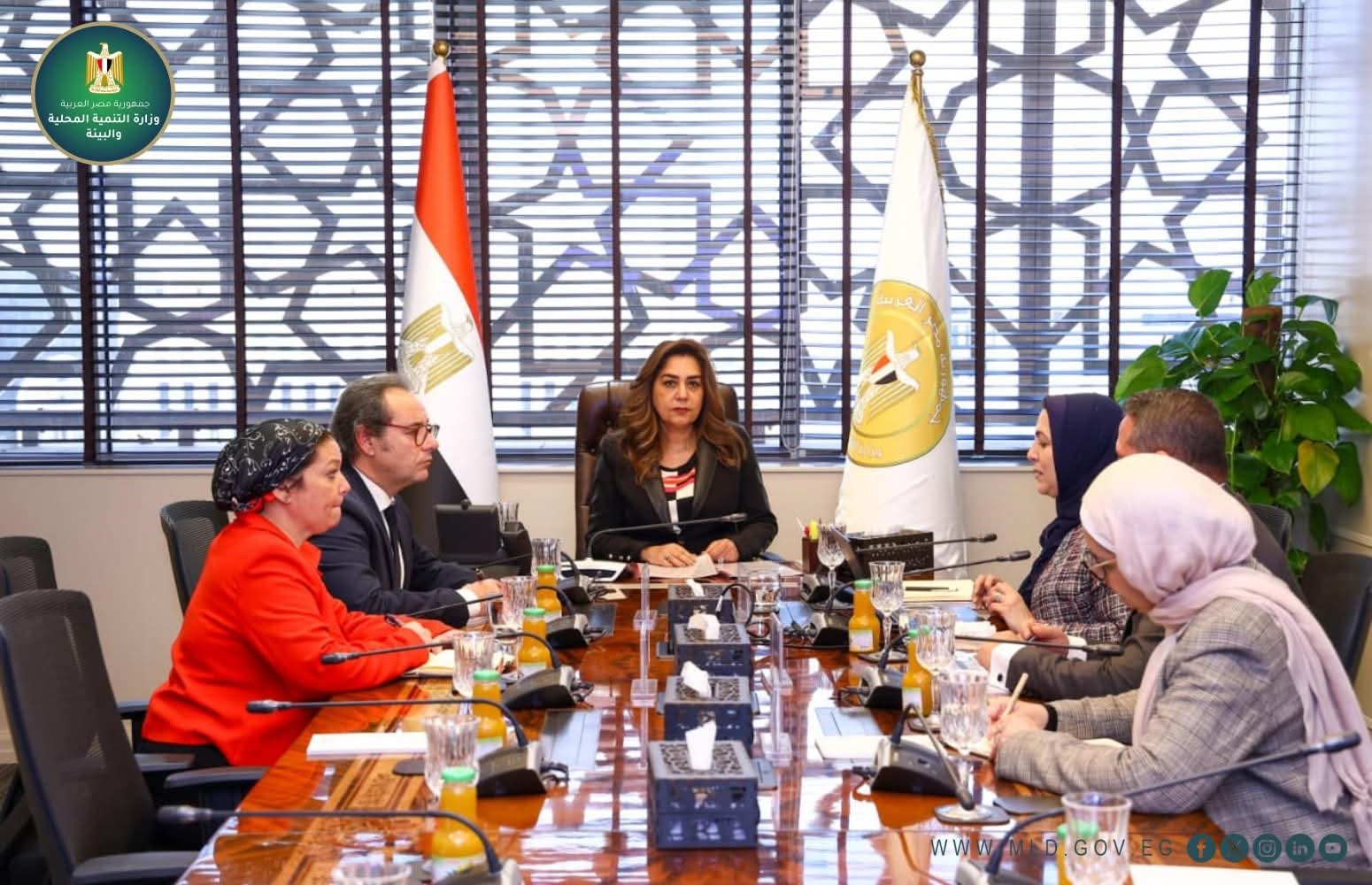 عوض تتابع تحضيرات استضافة اجتماع المكتب التنفيذي لاتفاقية برشلونة بالإسكندرية