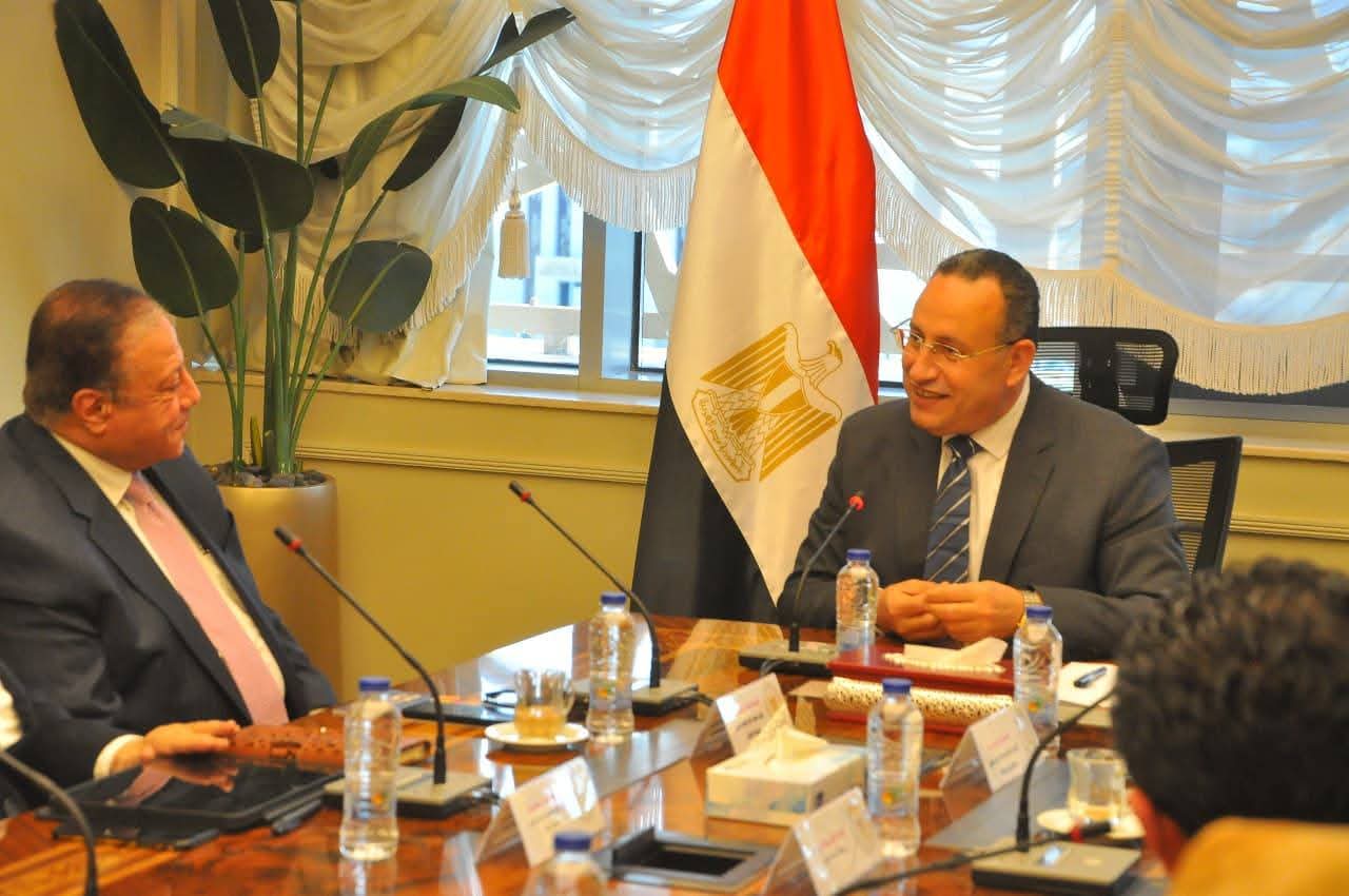 قنصوة يبحث سبل تعزيز التعاون المشترك مع رئيس الجهاز المصري للملكية الفكرية