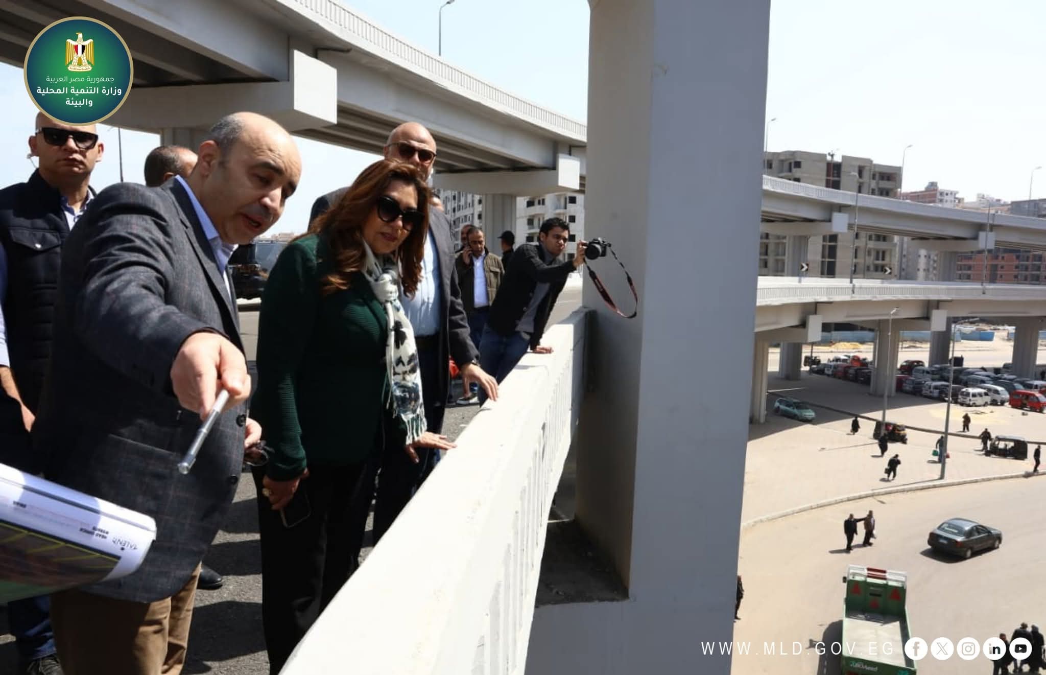 شريان مروري جديد للإسكندرية.. عوض ومحافظ الإسكندرية يتفقدان كوبري 