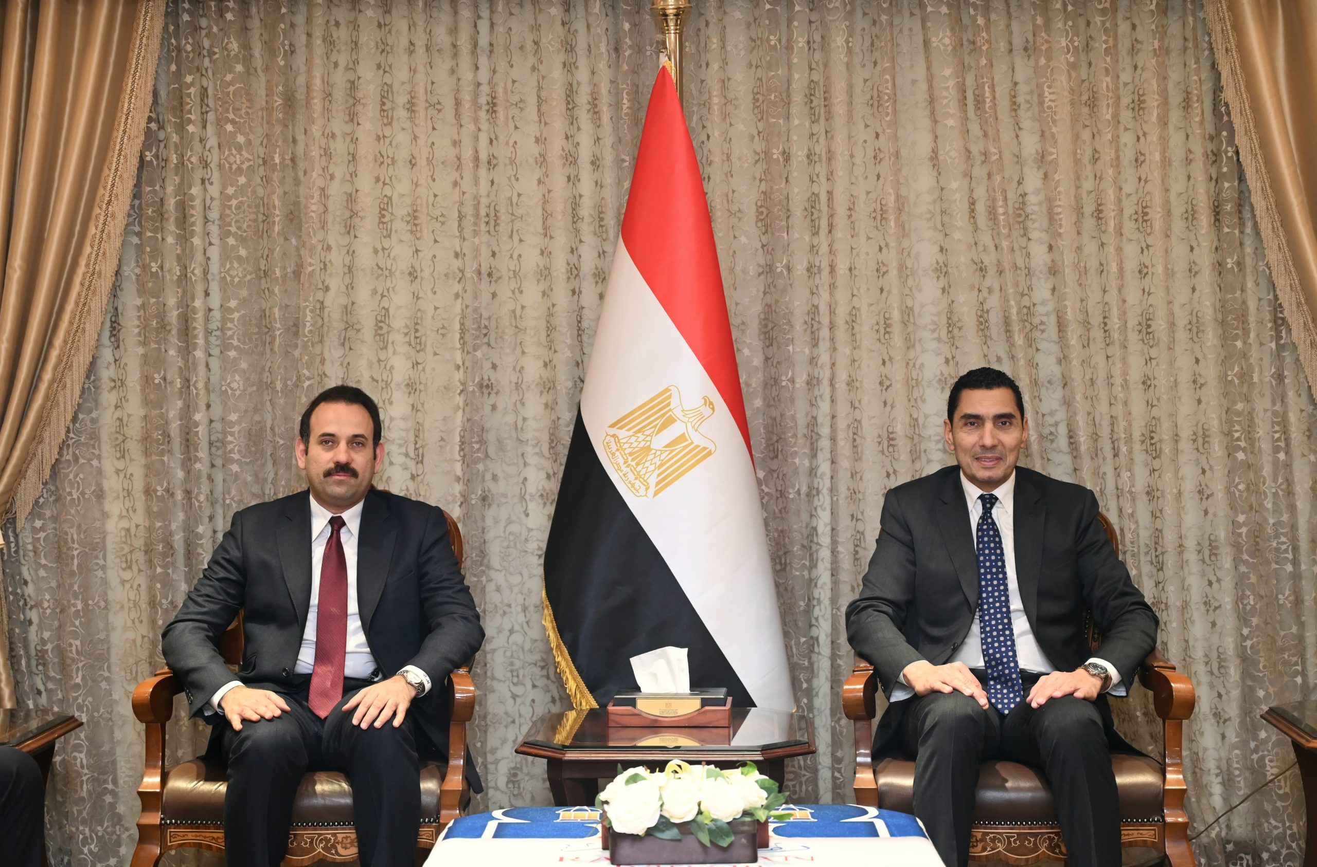 جوهر  يبحث مع مدير جهاز مستقبل مصر آليات التعاون المشترك
